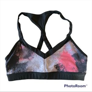 Alo Yoga Racerback Sports Bra Pink and Black   [013]